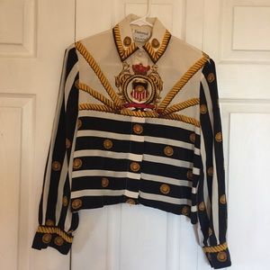 Versace Looking Top (thrifted)